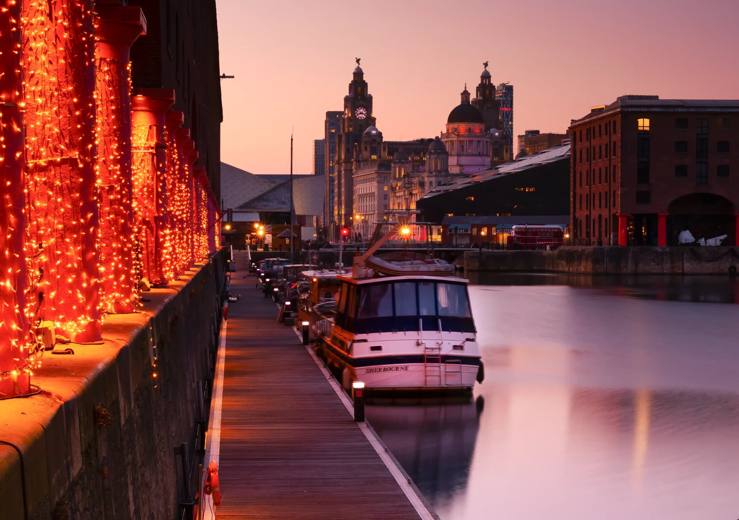 Liverpool Albert Dock Cityscape Print – Waterfront Wall Art Photography