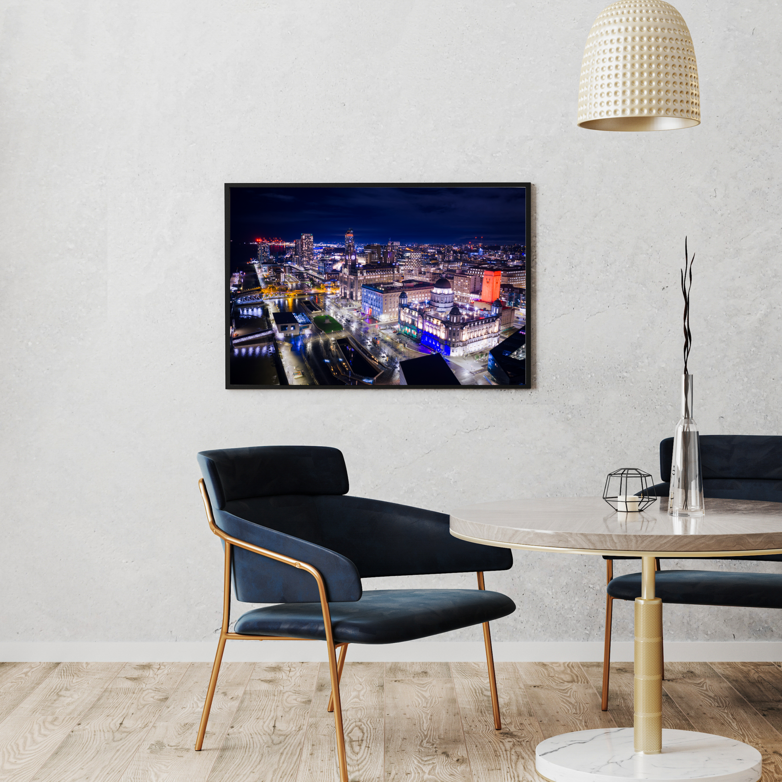 Discover Liverpool by Night | Cityscape Wall Art Print - Image 9