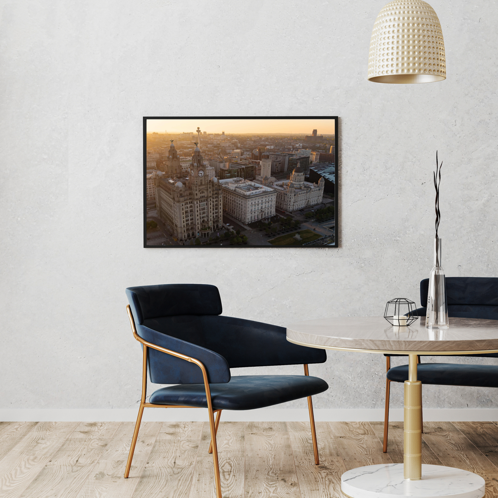 Liverpool’s Iconic Waterfront Skyline | Cityscape Wall Art Print - Image 3