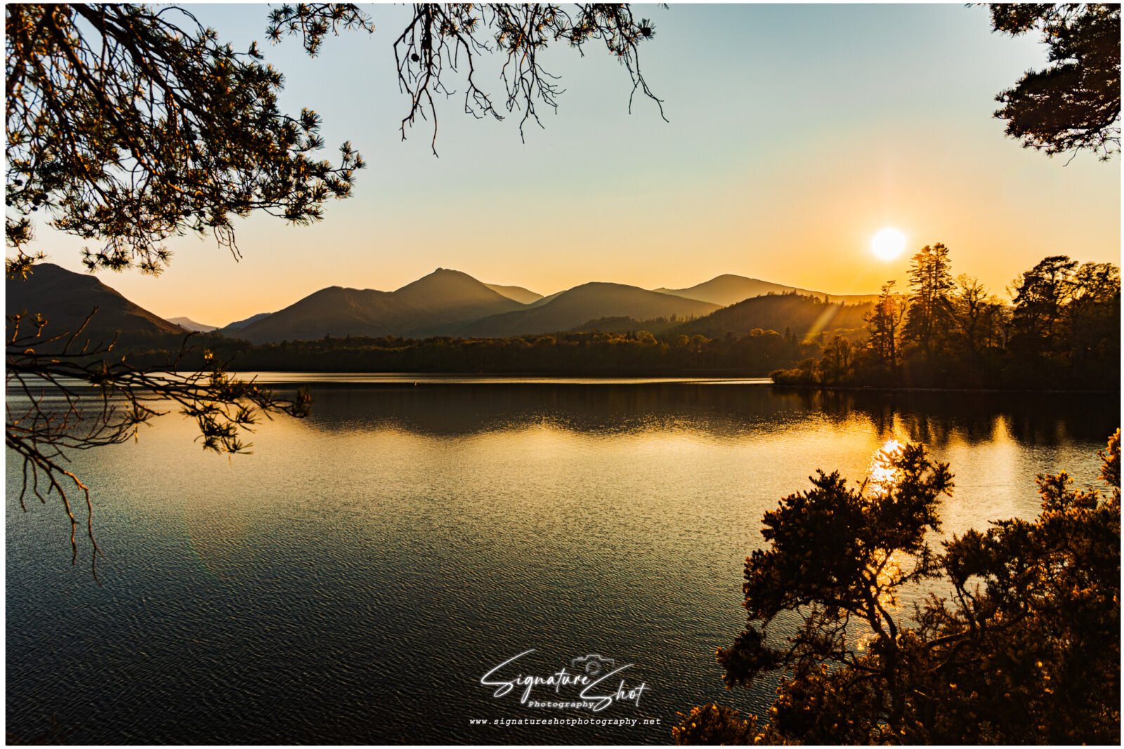Sunset at Keswick | Lake District | Landscape Fine Art Print