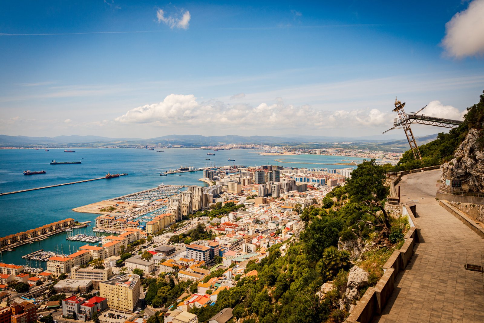 ibraltar Cityscape & Mediterranean Coastline – Digital Download
