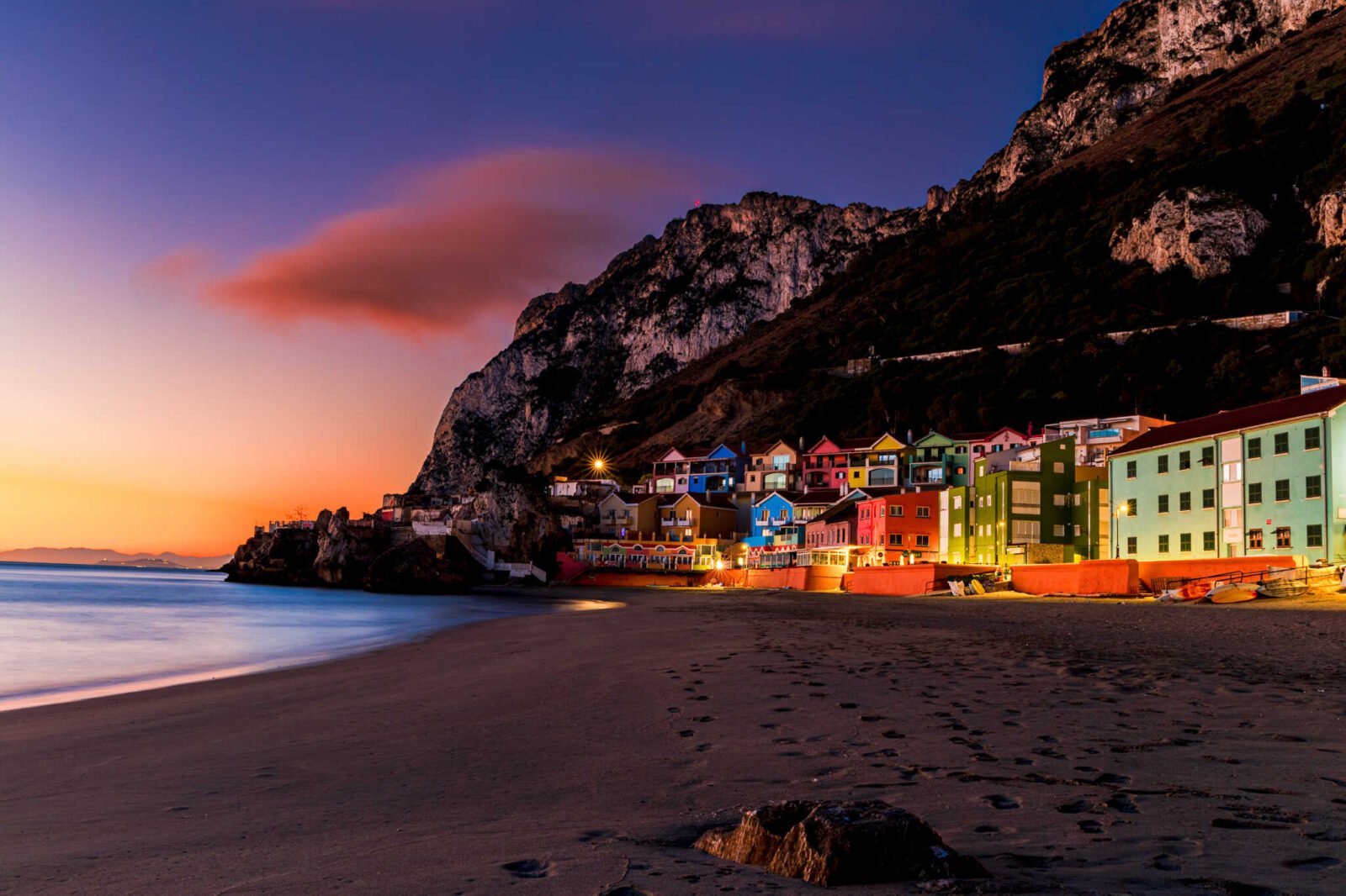 sunrise Catalan bay