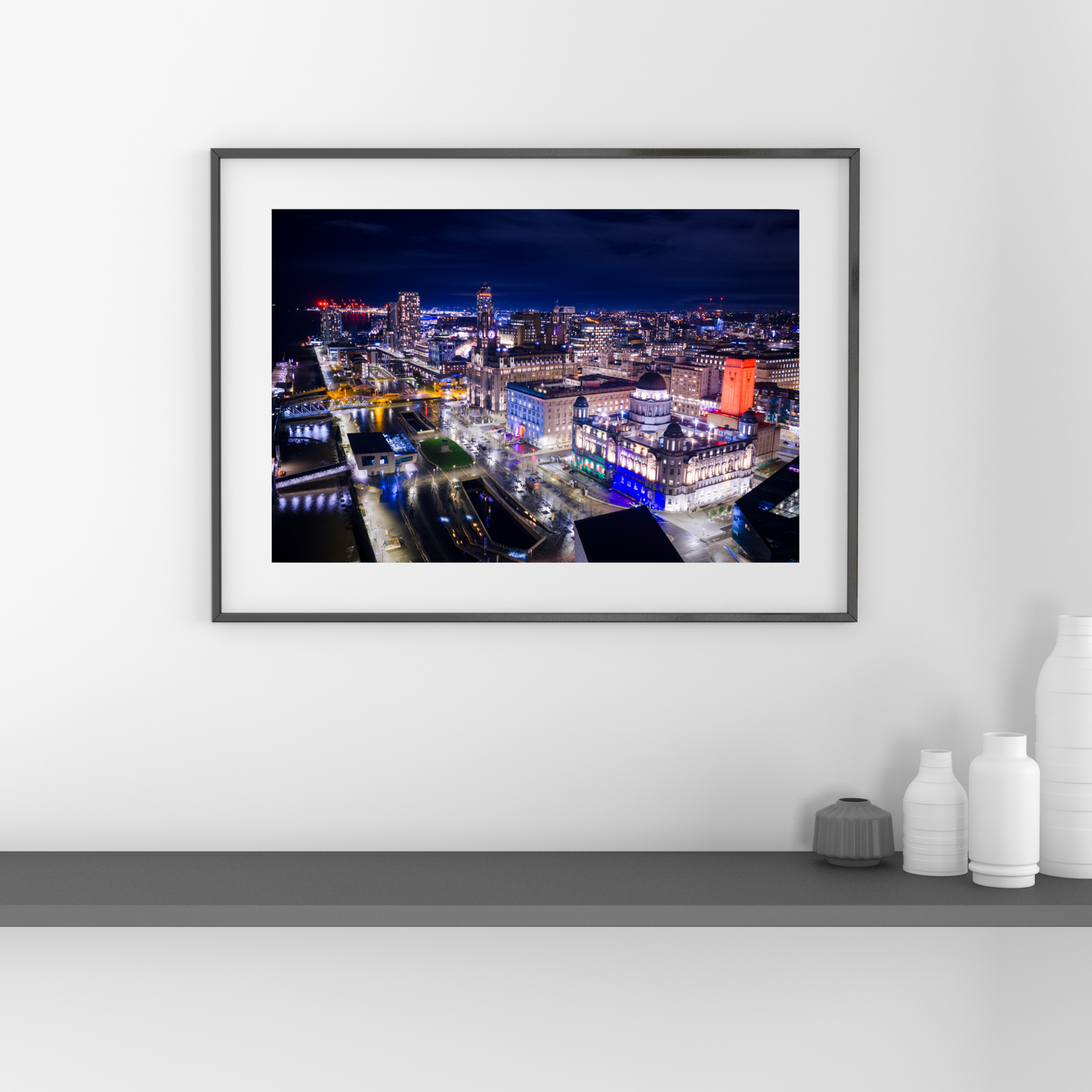 Discover Liverpool by Night | Cityscape Wall Art Print - Image 8