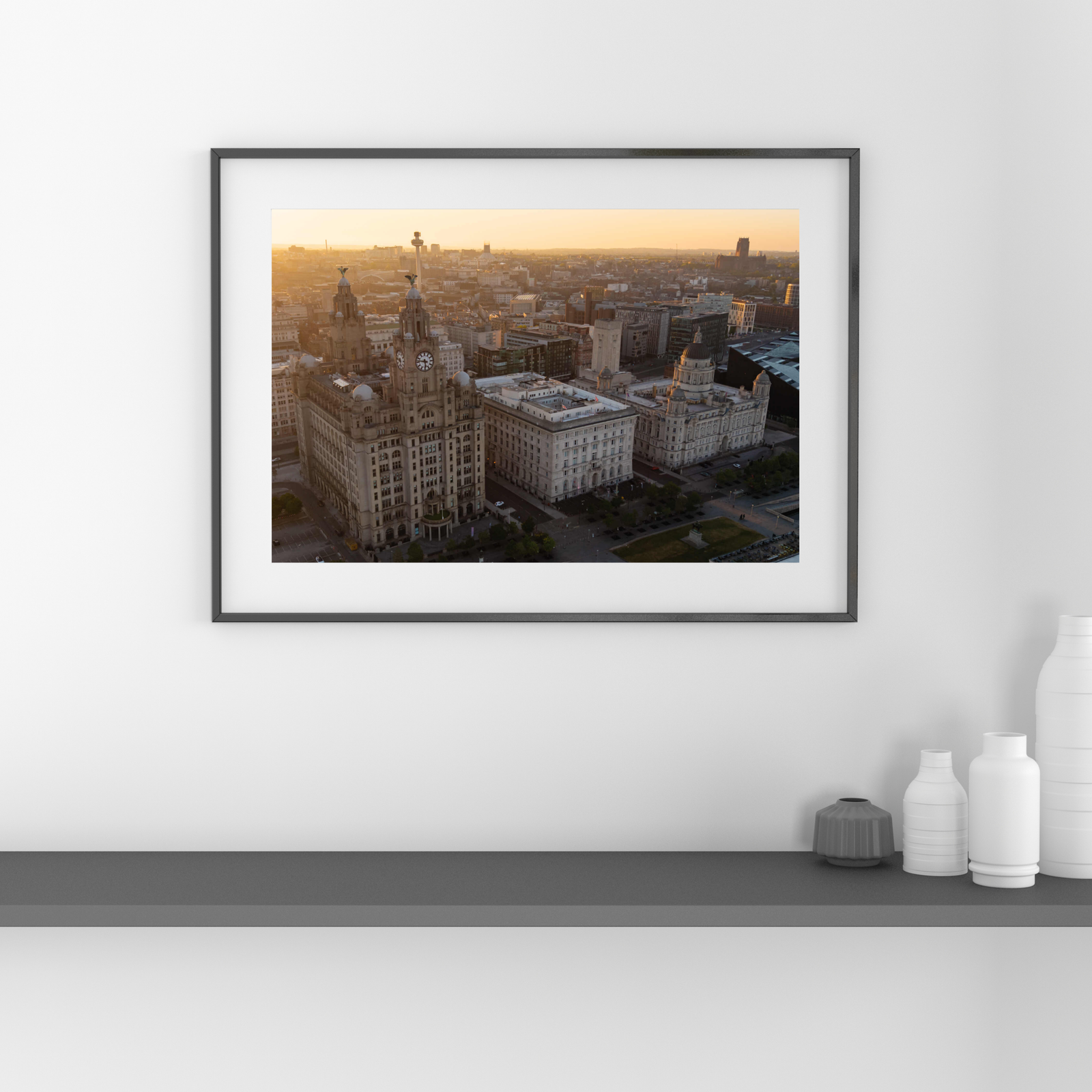 Liverpool’s Iconic Waterfront Skyline | Cityscape Wall Art Print - Image 4
