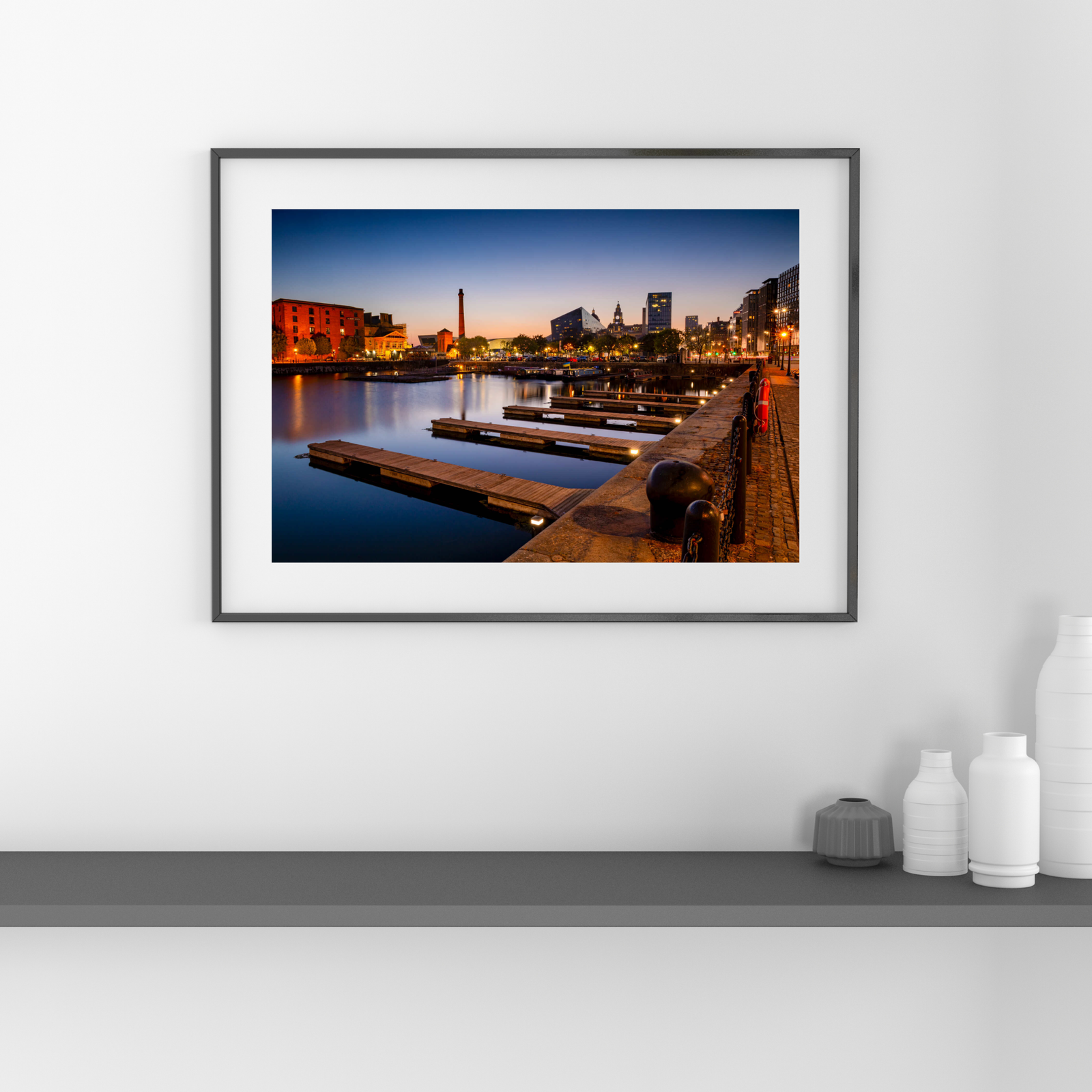 Liverpool Albert Dock at Dusk | Cityscape Wall Art Print - Image 3