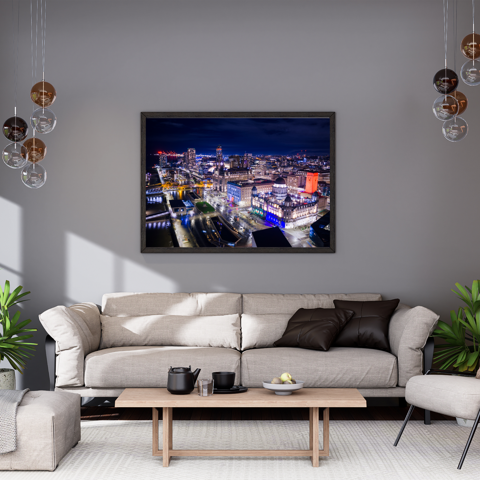 Discover Liverpool by Night | Cityscape Wall Art Print - Image 7