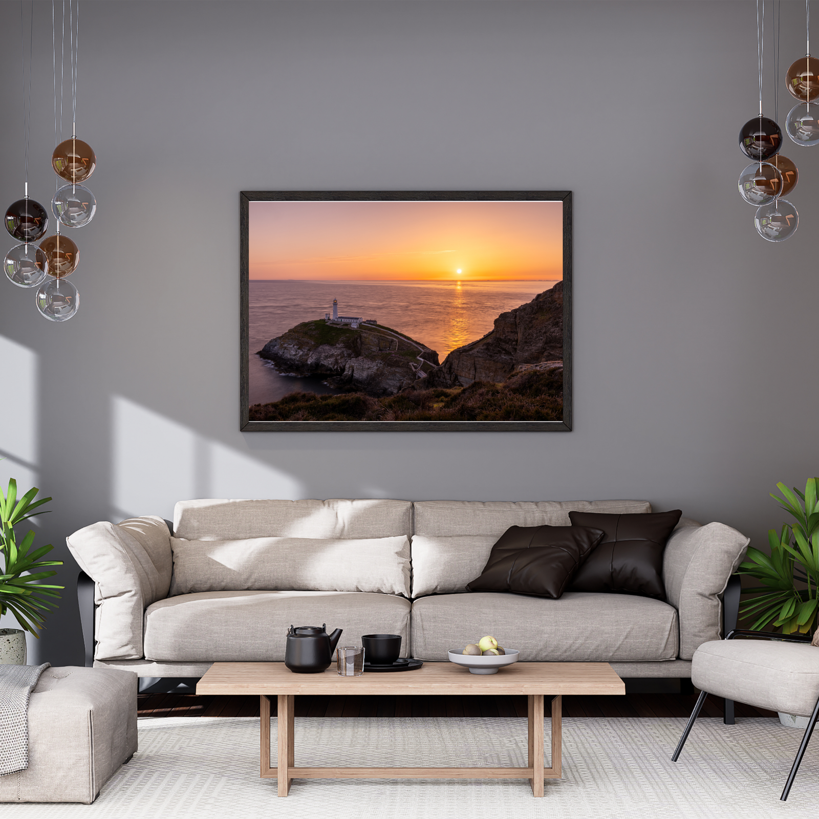 South Stack Lighthouse, Holyhead | A Spectacular Coastal Landmark | Landscape Wall Art Print - Image 6