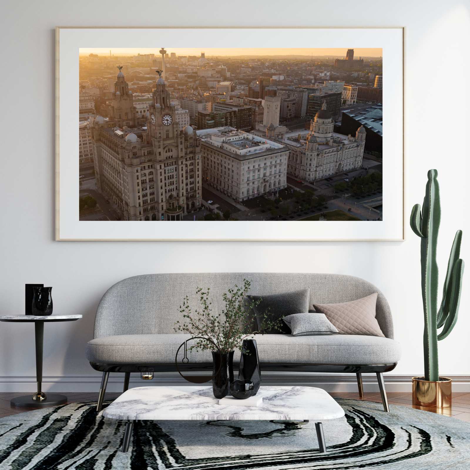 Liverpool’s Iconic Waterfront Skyline | Cityscape Wall Art Print - Image 6
