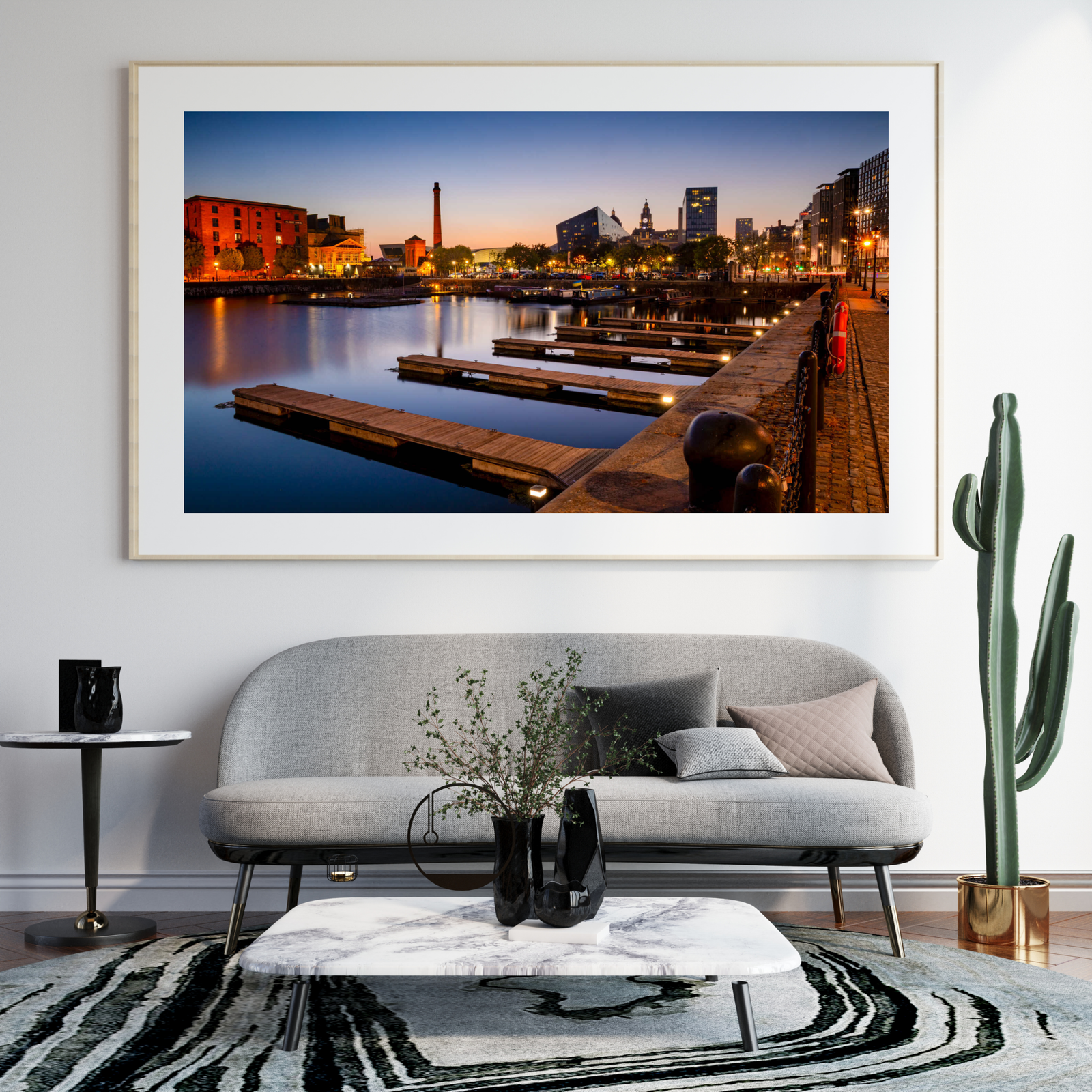 Liverpool Albert Dock at Dusk | Cityscape Wall Art Print - Image 5