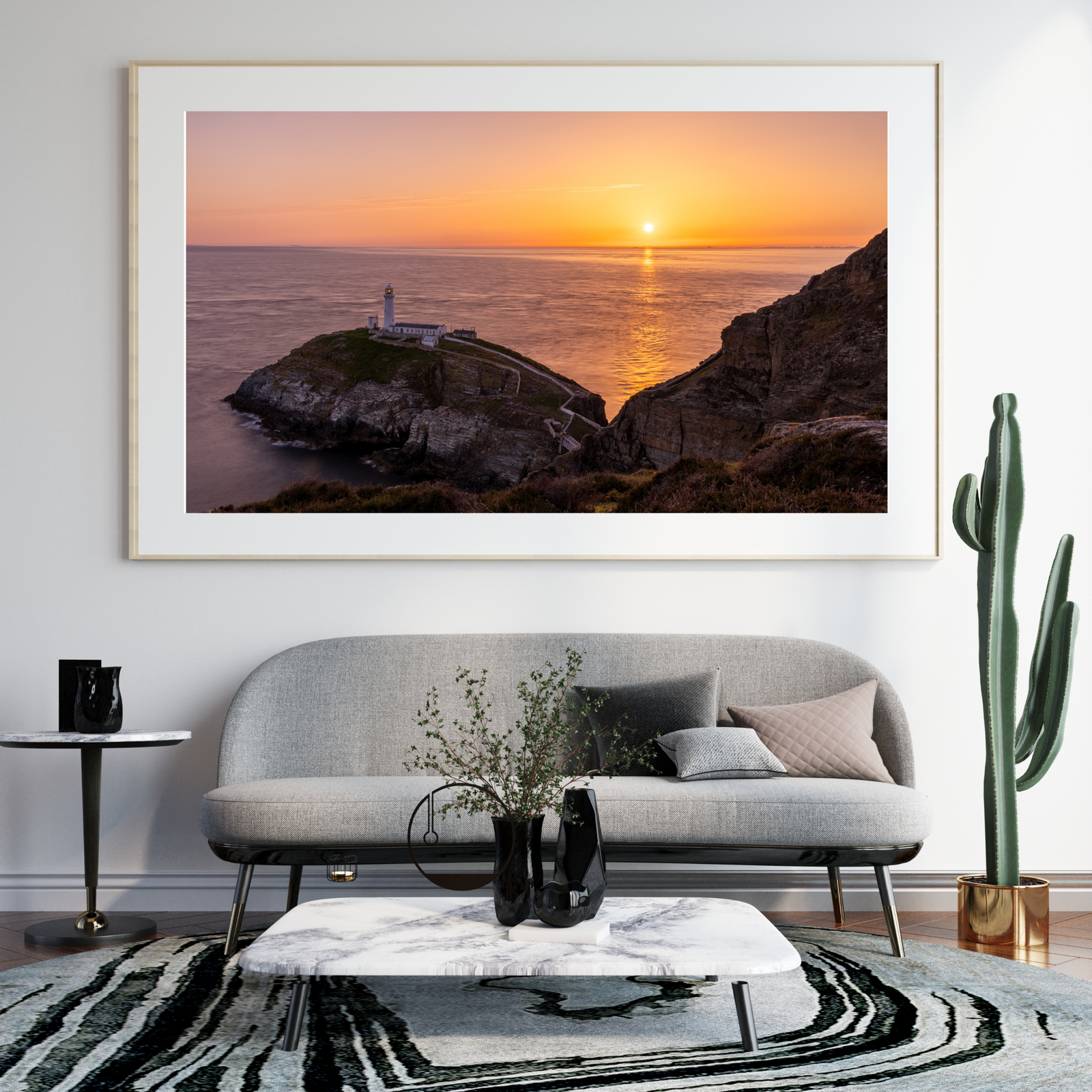South Stack Lighthouse, Holyhead | A Spectacular Coastal Landmark | Landscape Wall Art Print - Image 5