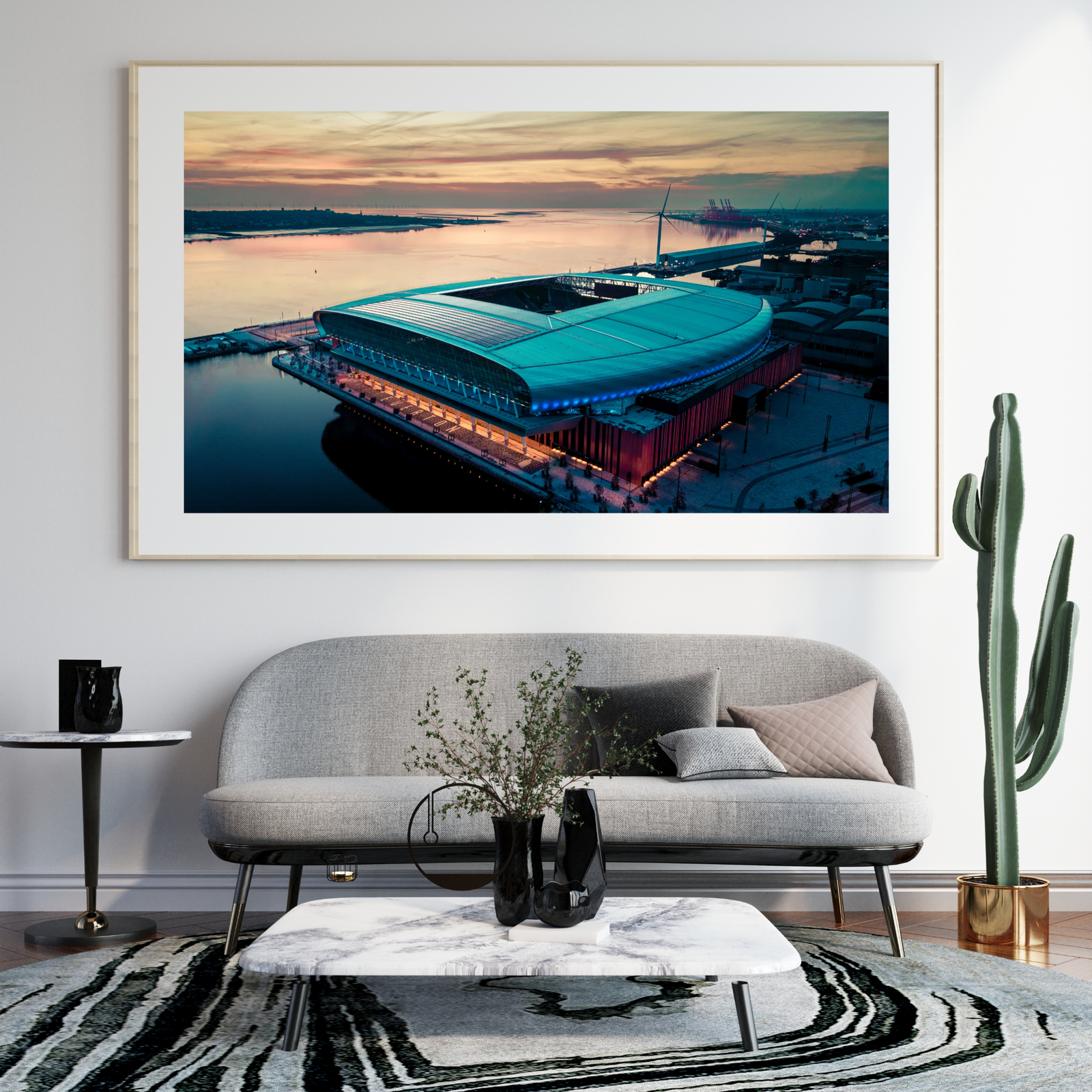 Everton FC Hill Dickinson Stadium | Liverpool Waterfront | Wall Art Print - Image 5