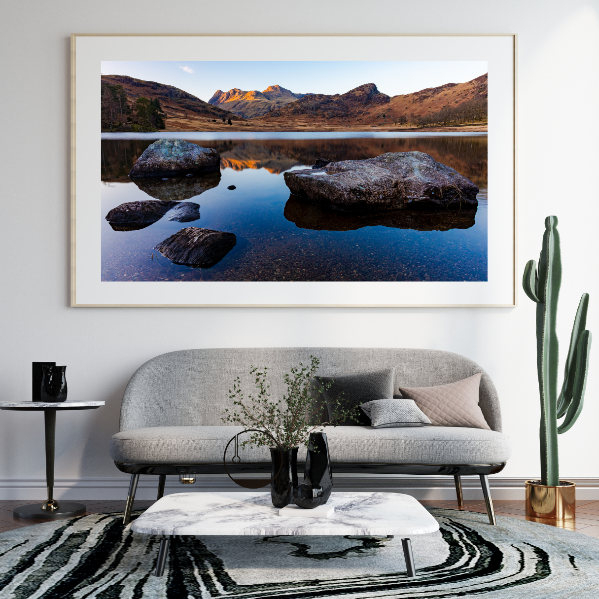 Blea Tarn Reflections | Lake District | Landscape Wall Art Print - Image 2