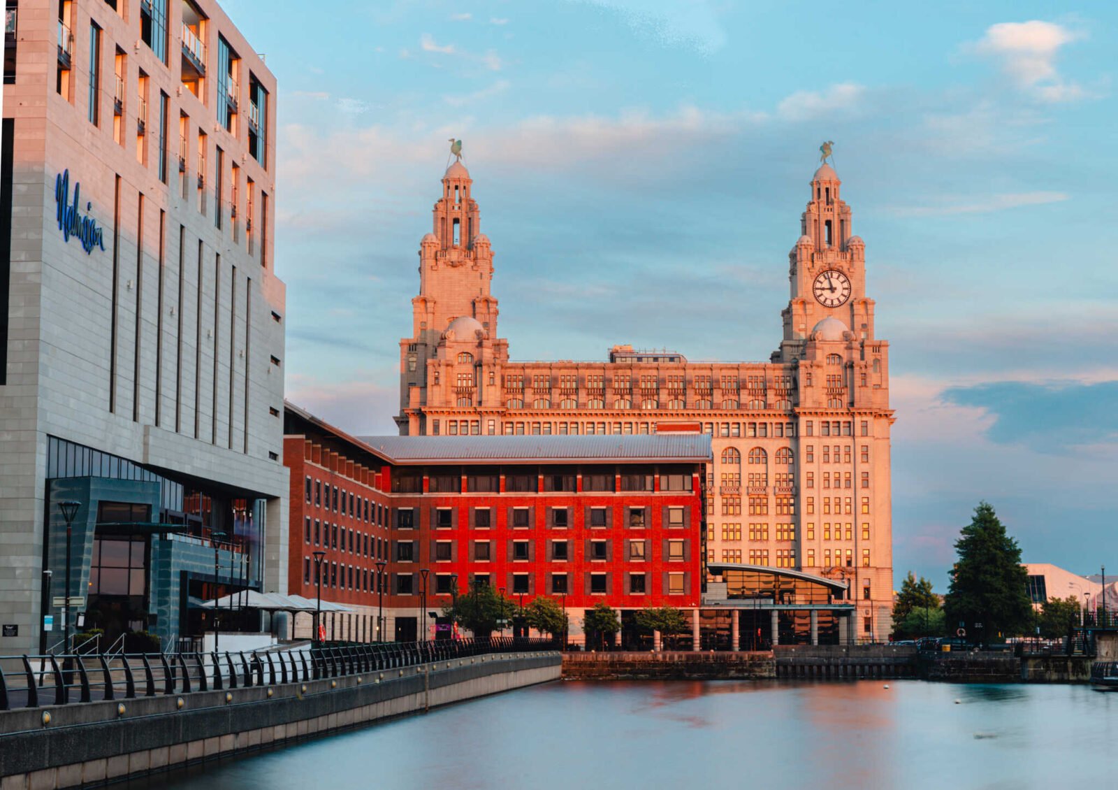 Liverpool Waterfront & Royal Liver Building | Cityscape Wall Art Print