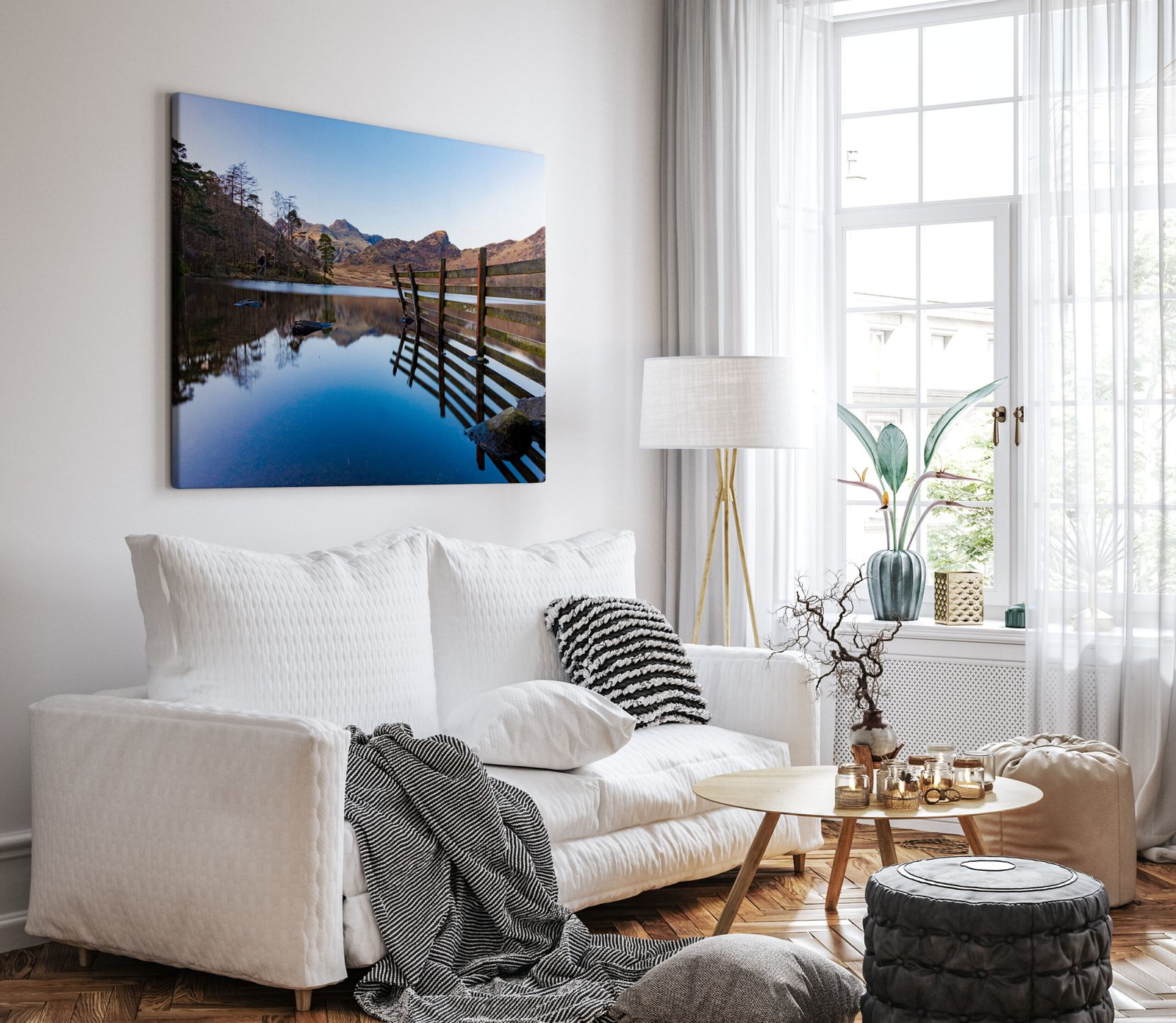 Blea Tarn Reflections | Lake District | Landscape Wall Art Print - Image 3