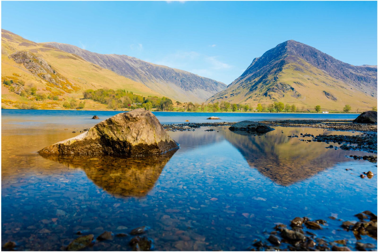 Buttermere Lake Reflections | Lake District | Landscape Wall Art Print
