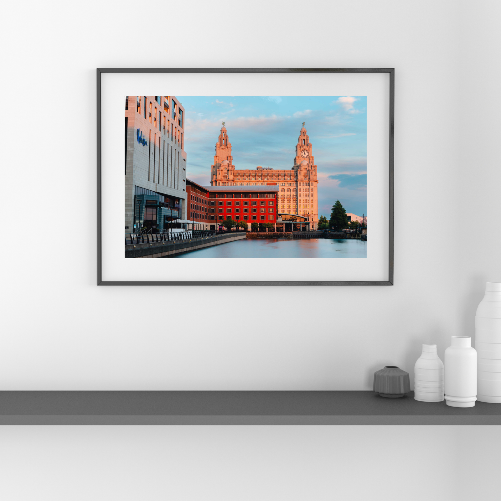 Liverpool Waterfront & Royal Liver Building | Cityscape Wall Art Print - Image 8