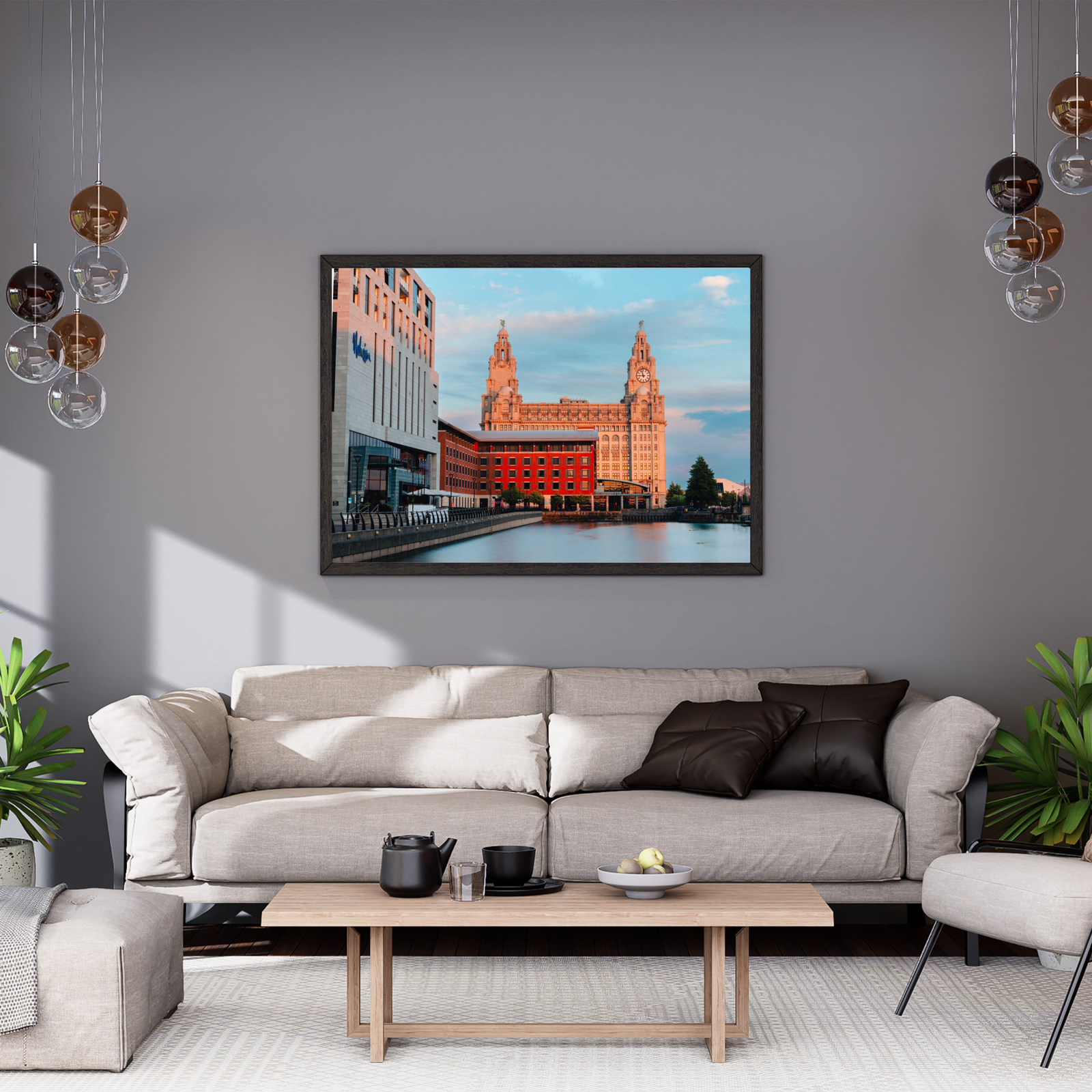Liverpool Waterfront & Royal Liver Building | Cityscape Wall Art Print - Image 7
