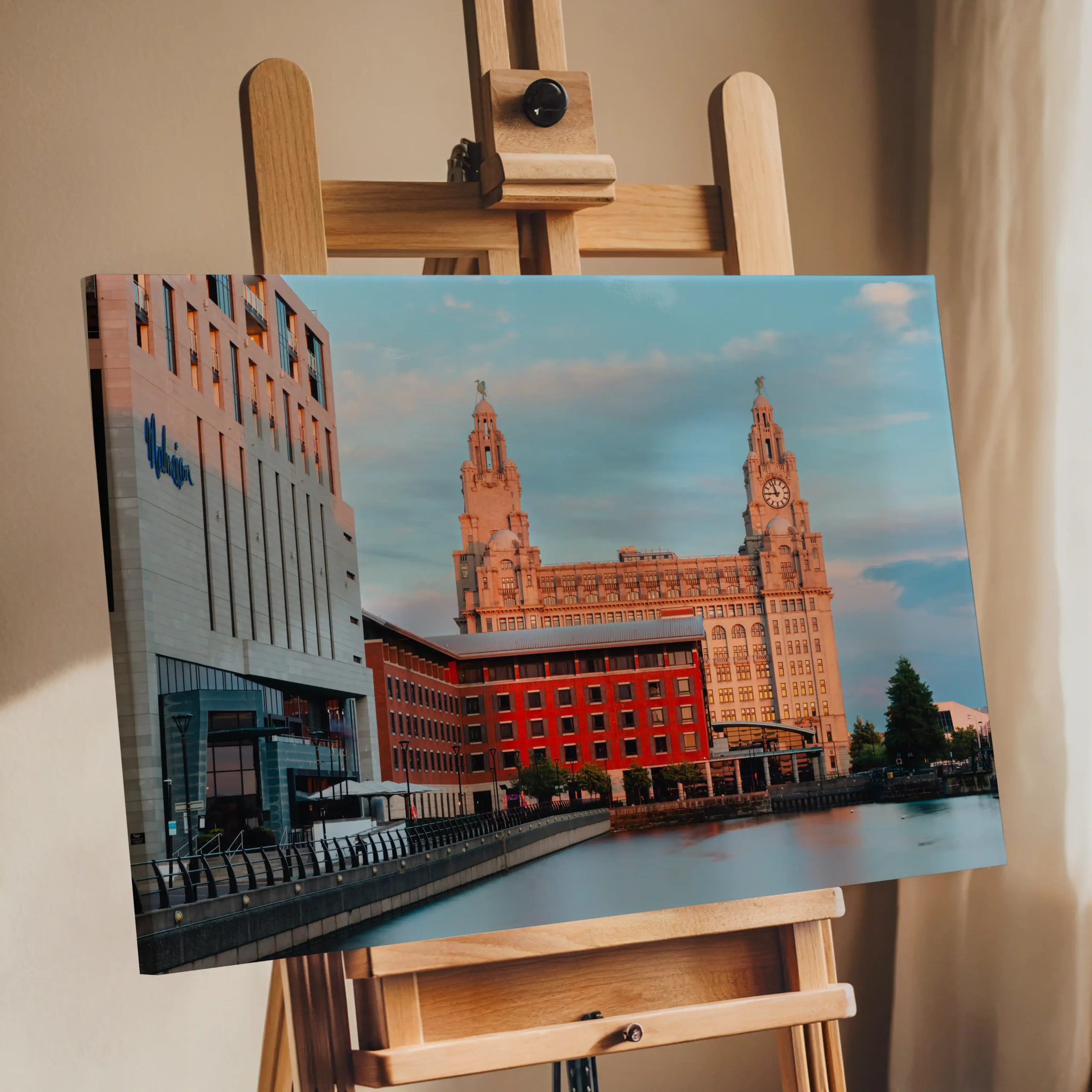 Liverpool Waterfront & Royal Liver Building | Cityscape Wall Art Print - Image 5