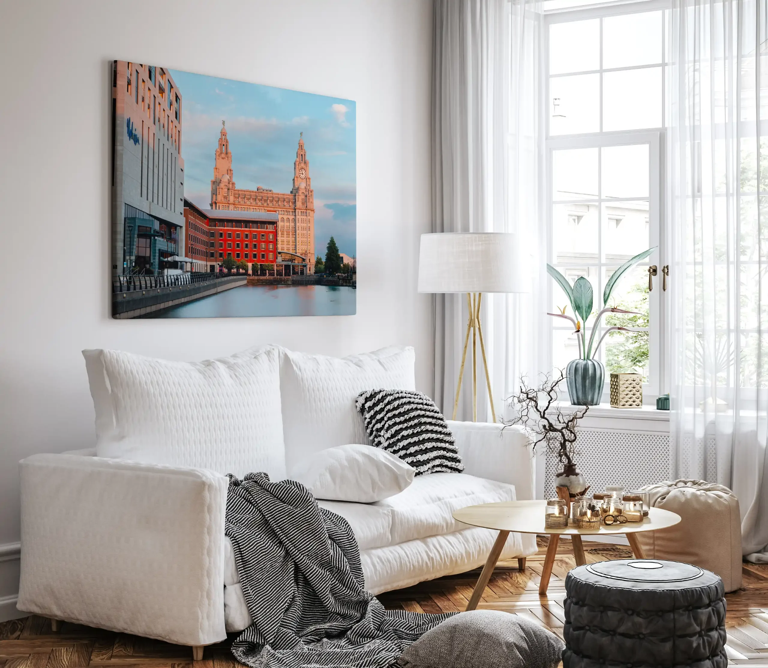 Liverpool Waterfront & Royal Liver Building | Cityscape Wall Art Print - Image 4