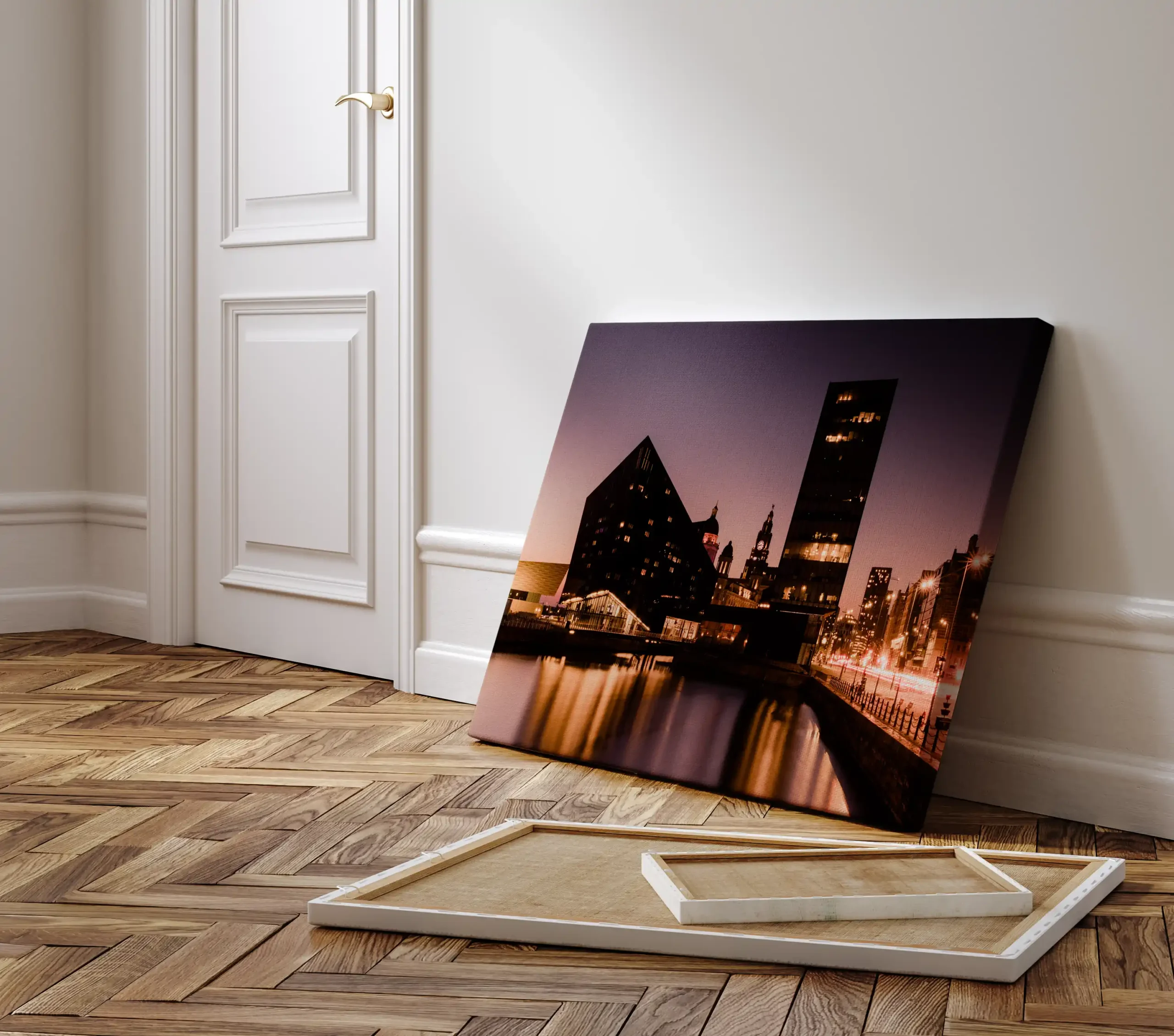 Liverpool Pier Head at Sunset| Cityscape Wall Art Print - Image 5