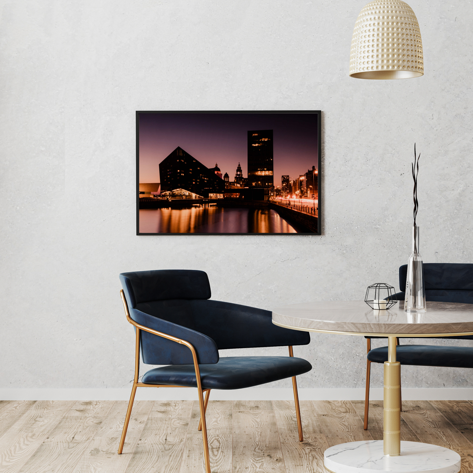 Liverpool Pier Head at Sunset| Cityscape Wall Art Print - Image 6