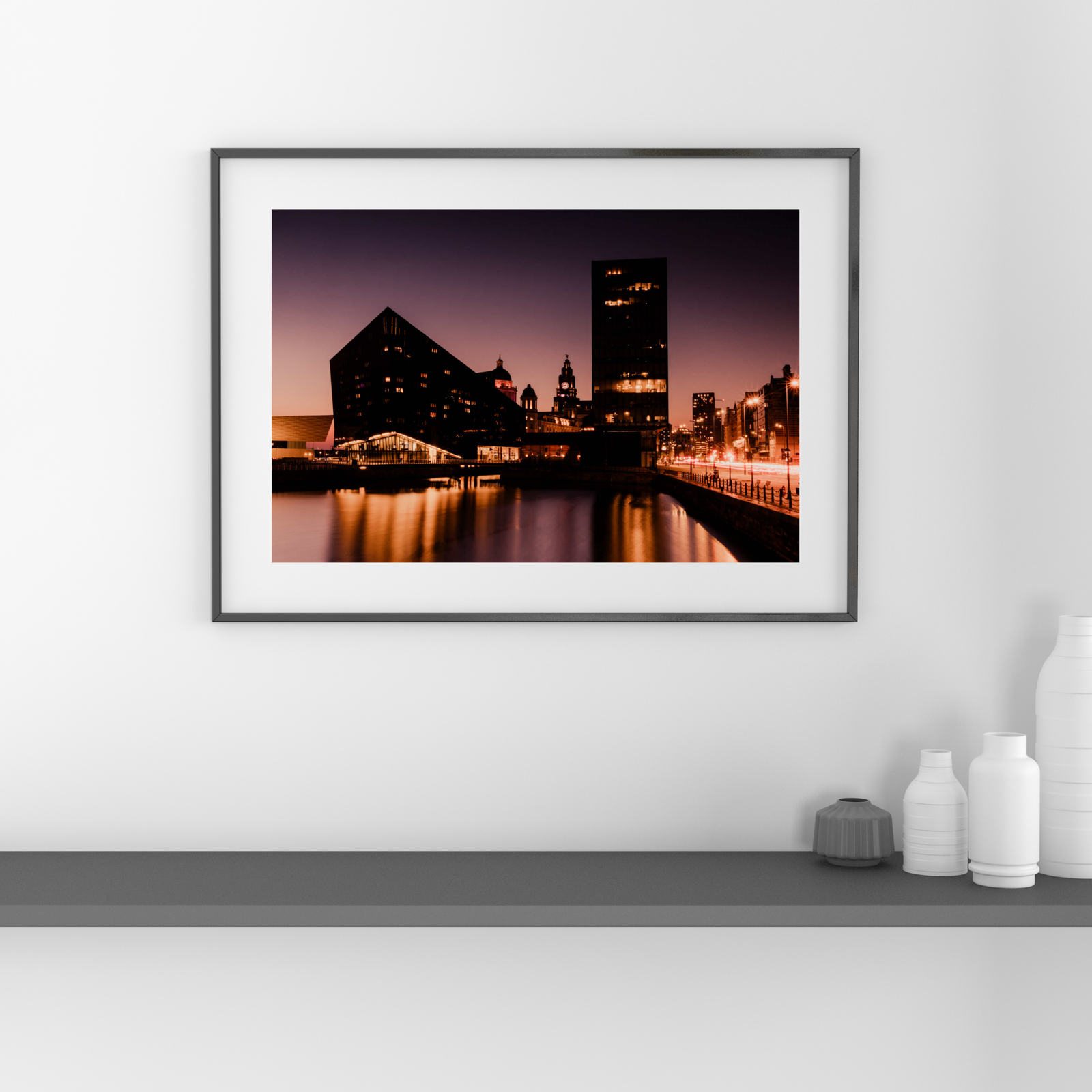 Liverpool Pier Head at Sunset| Cityscape Wall Art Print - Image 7