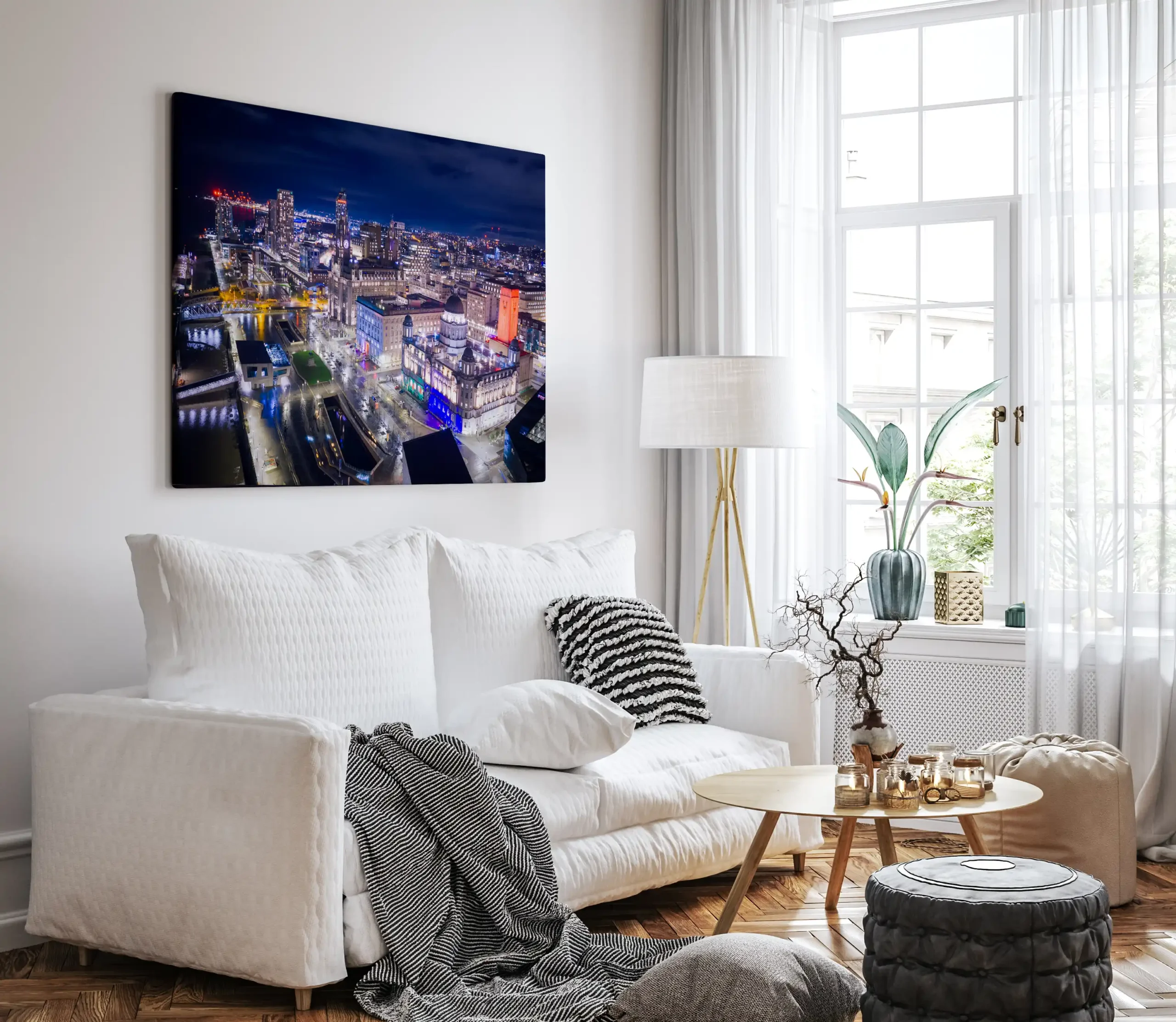 Discover Liverpool by Night | Cityscape Wall Art Print - Image 4