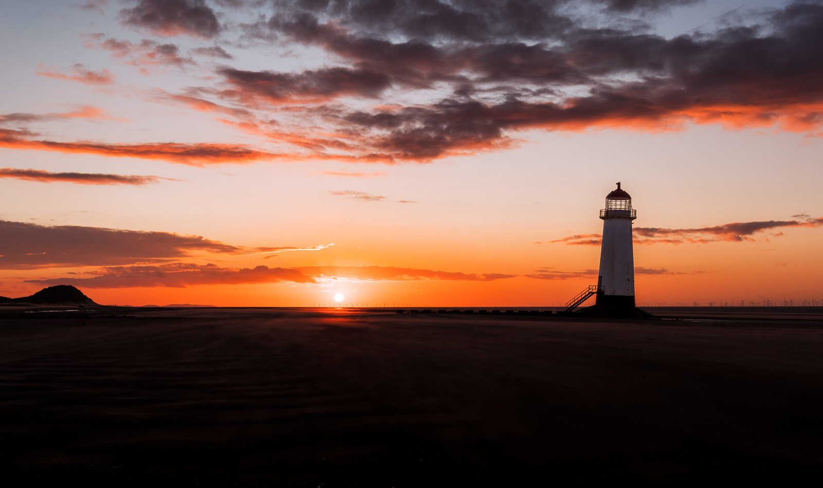 Talacre Lighthouse Sunset | North Wales | Coastal Photography