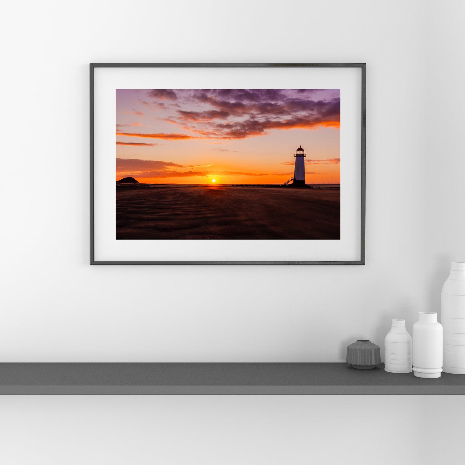 Talacre Lighthouse Sunset | North Wales | Coastal Photography - Image 3
