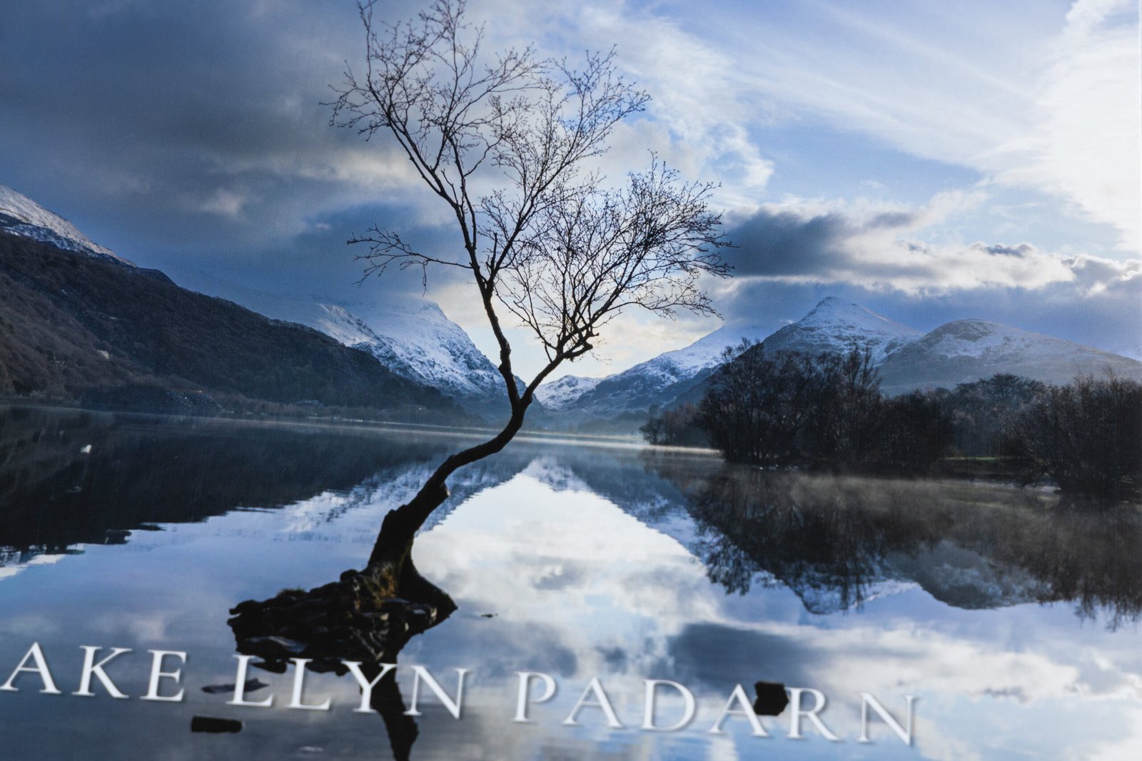 Close-up showing the gallery-quality printing of a North Wales landscape